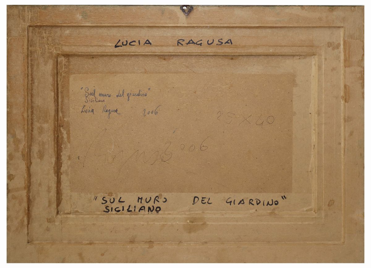 Lucia Ragusa - Sul Muro del Giardino Siciliano