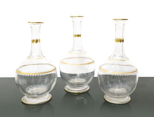3 glass pourers