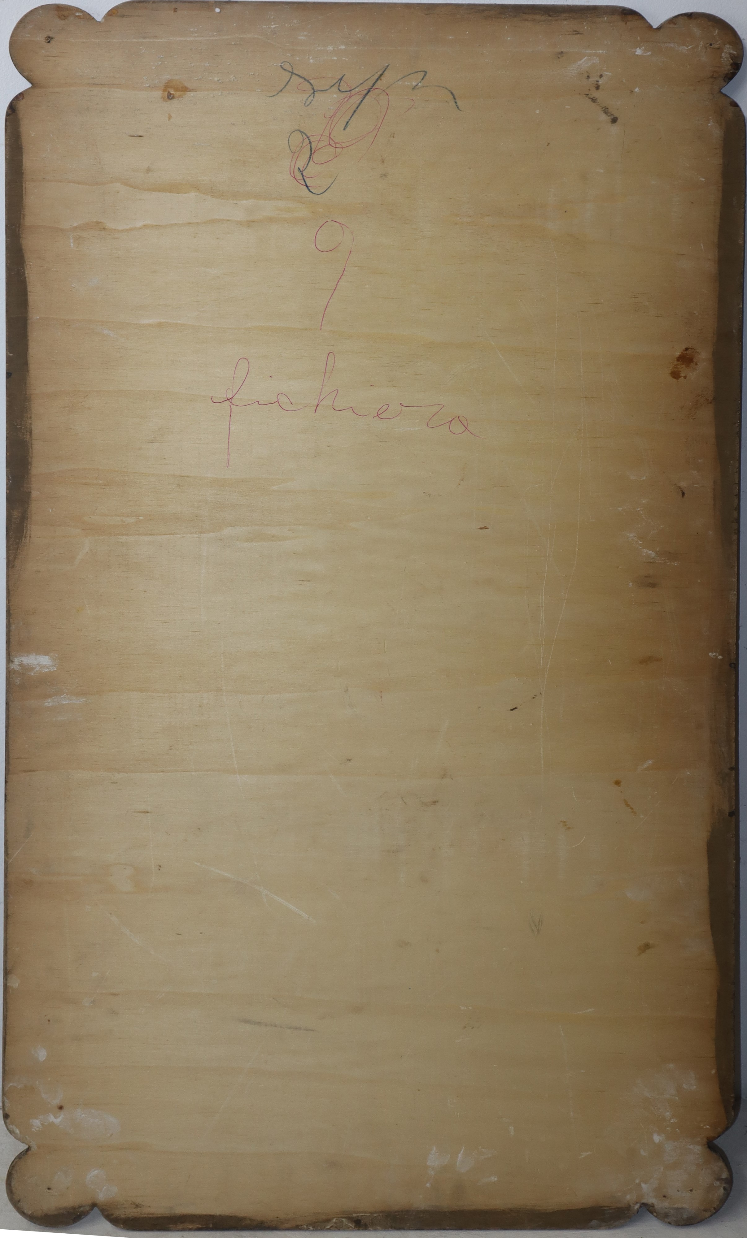G. Belfiore - Panello Decorativo Raffigurante Ratto di Proserpina nei Toni del Rosso