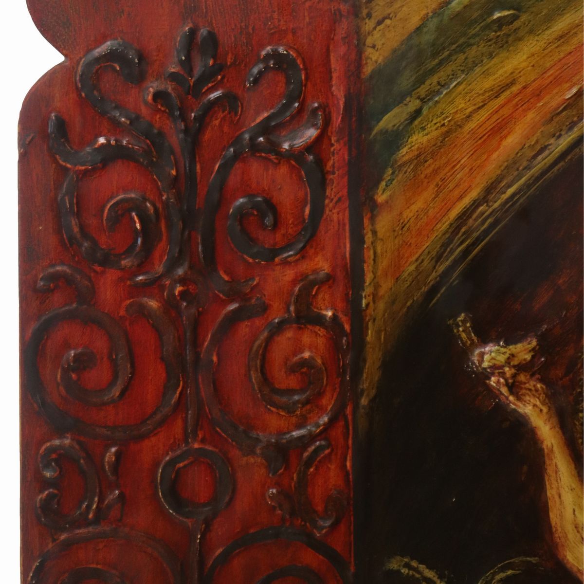 G. Belfiore - Panello Decorativo Raffigurante Donna e Incudine