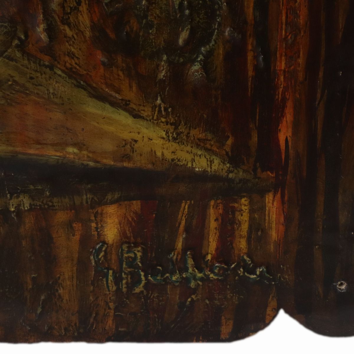 G. Belfiore - Panello Decorativo Raffigurante Donna e Incudine