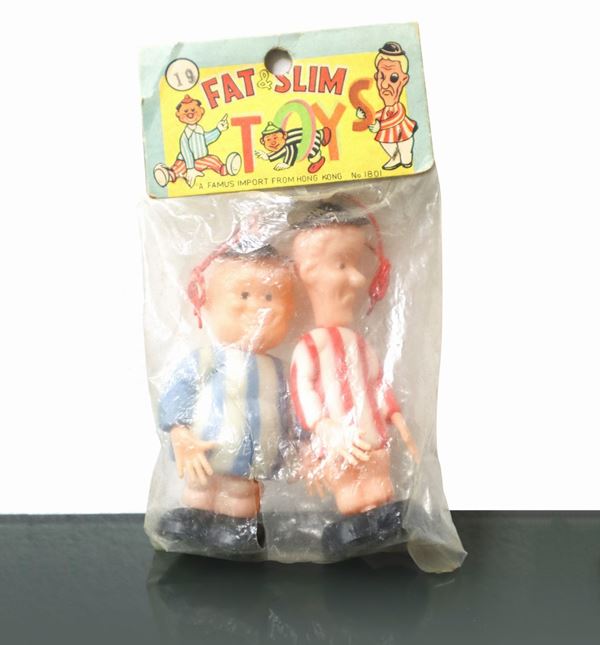 Laurel & Hardy-Laurel & Hardy NOS plastic puppets