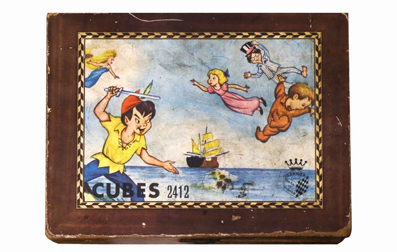 Scatola con Puzzle a Cubi Pesati