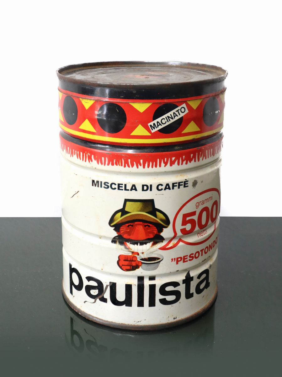 Caffè Hag e Paulista Lavazza - Coppia di Scatole in Latta