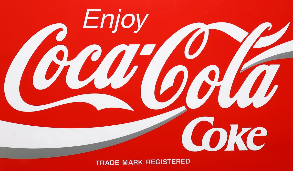 Coca Cola - Cartello Pubblicitario su Plastica