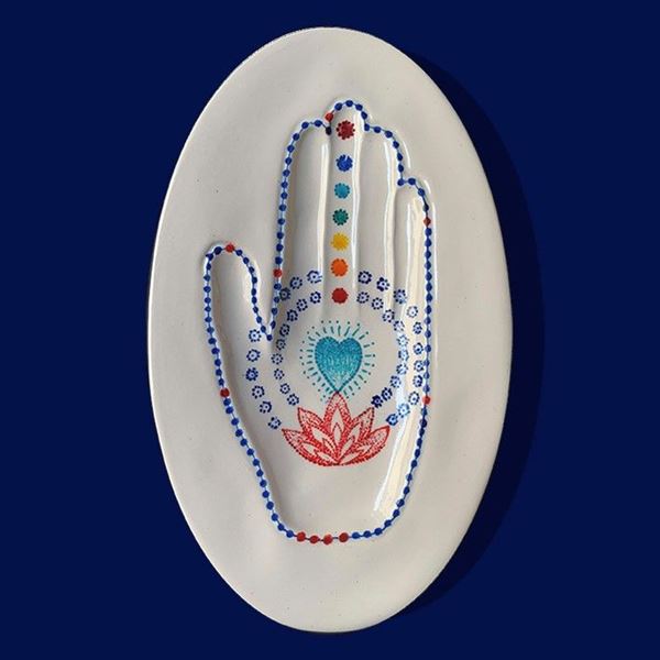 Luigi Camarilla - Mano Yoga Flower of Purity, “Contemporary Ex Votos”