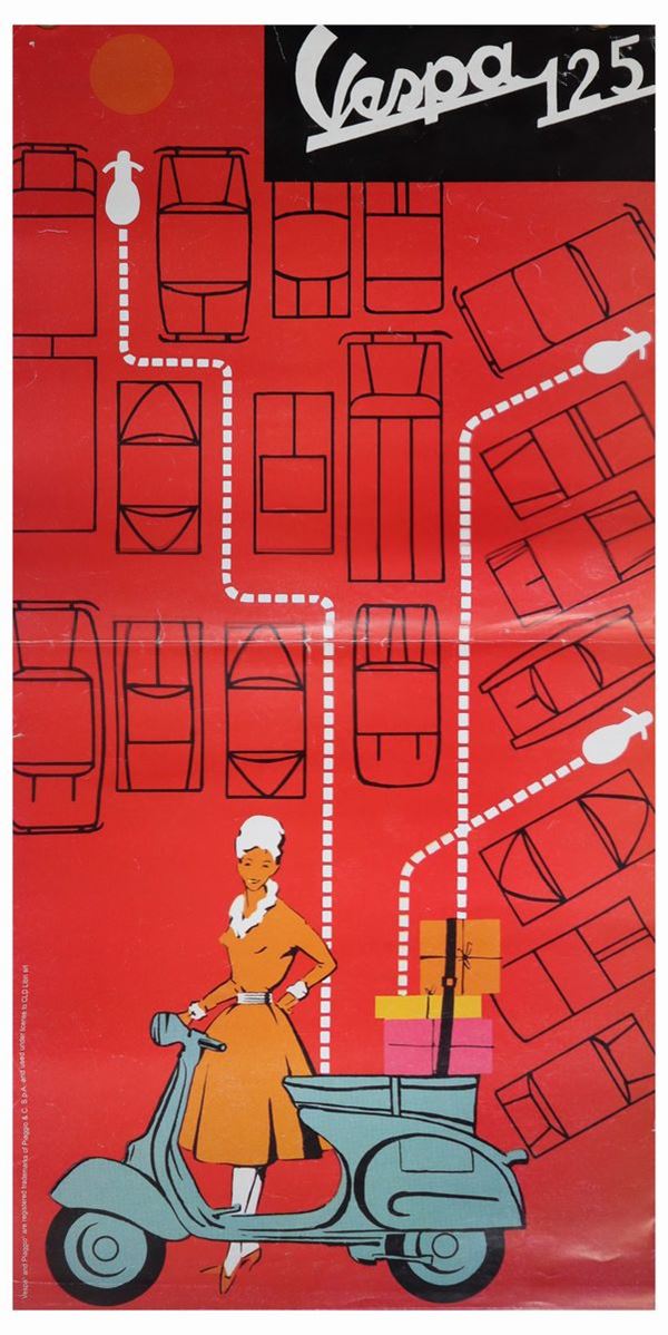 Vespa 125 poster