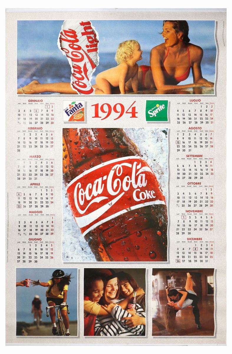 Coca Cola - Calendario Ufficiale
