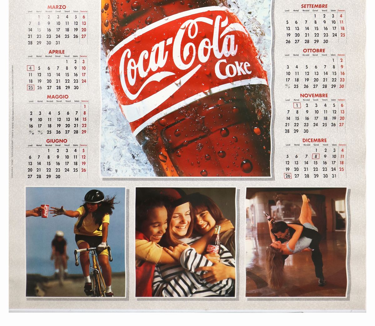 Coca Cola - Calendario Ufficiale