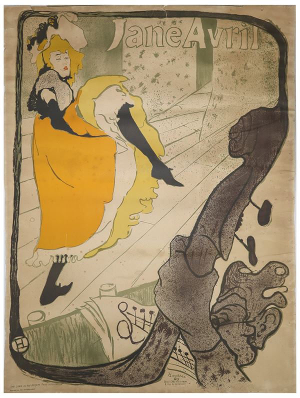 Henri de Toulouse-Lautrec - Poster della mostra - Jane Avril - Jardin de Paris
