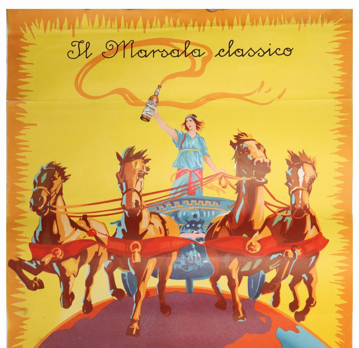 Locandina pubblicitaria John Hopps And Sons Mazara Del Vallo