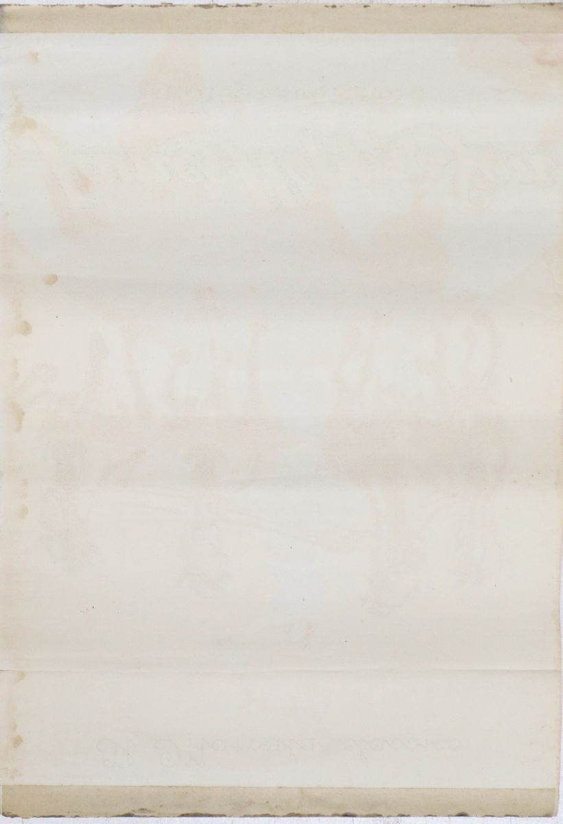 Locandina pubblicitaria John Hopps And Sons Mazara Del Vallo