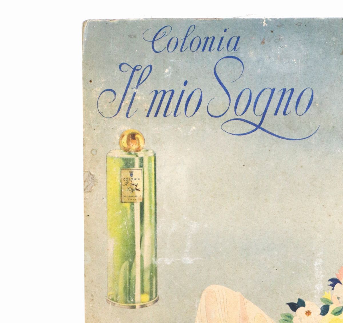 Cartonato pubblicitario Colonia il mio sogno