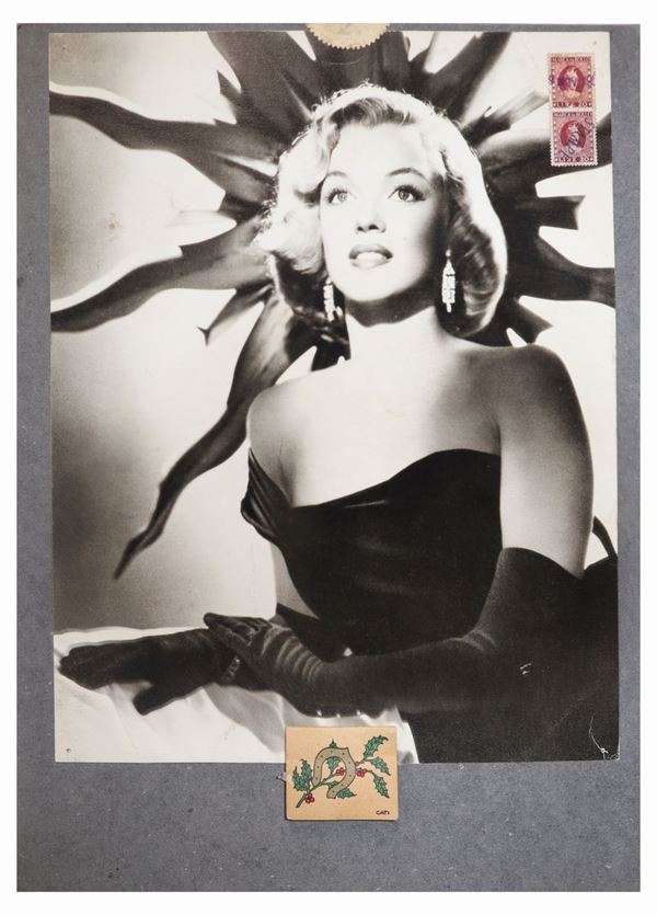 Stampa Marilyn Monroe con applicato calendario 1952