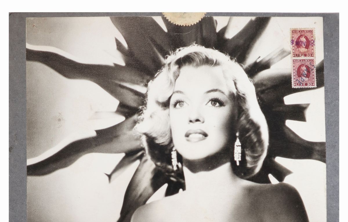Stampa Marilyn Monroe con applicato calendario 1952