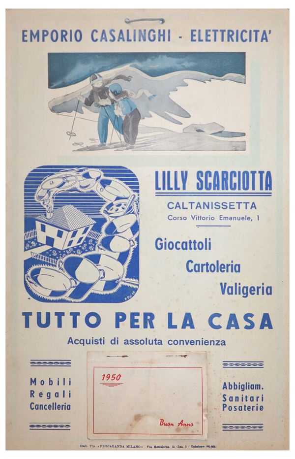 Calendario promozionale per Emporio Lilly Scarciotta