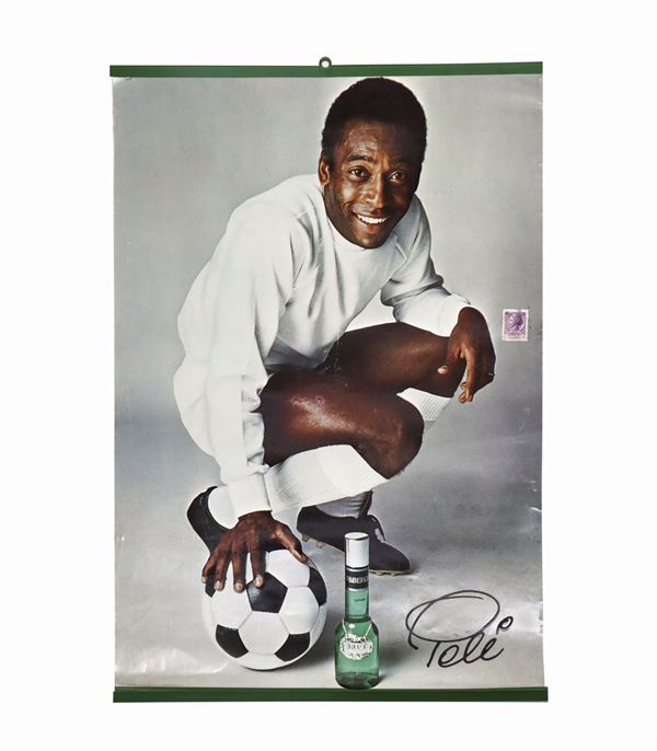 Brut 33 - Pelè aftershave advertising poster