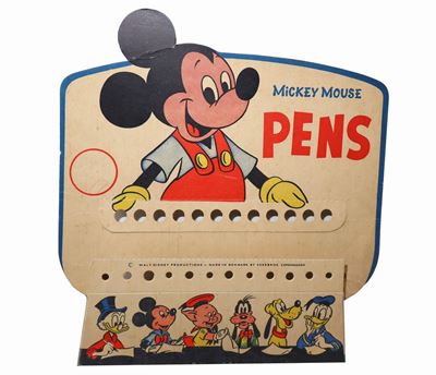 Espositore in Cartone "mickey Mouse Pens"
