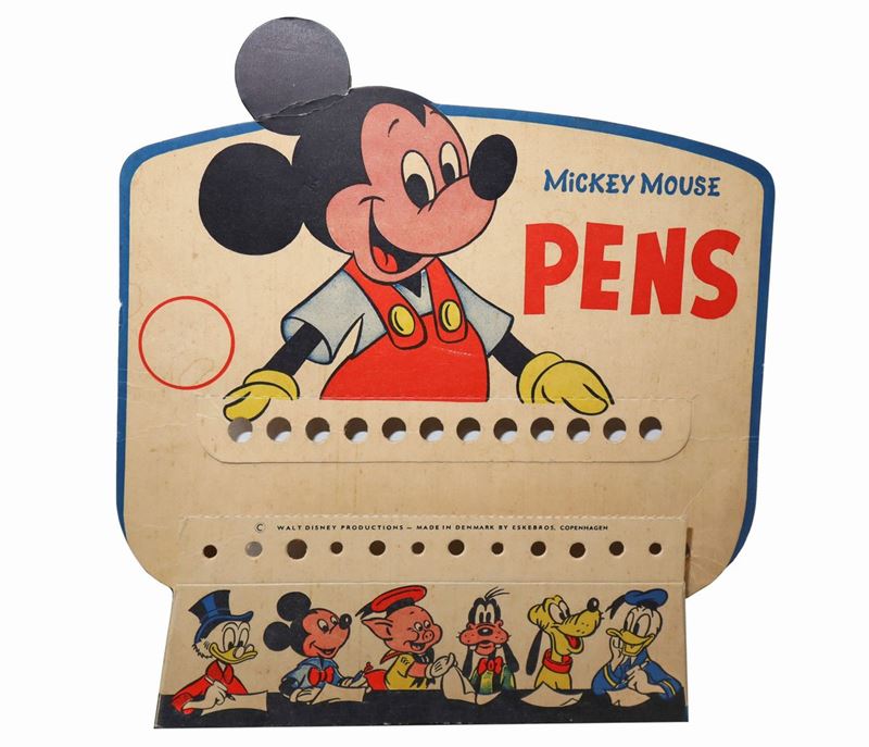 Espositore in Cartone "mickey Mouse Pens"