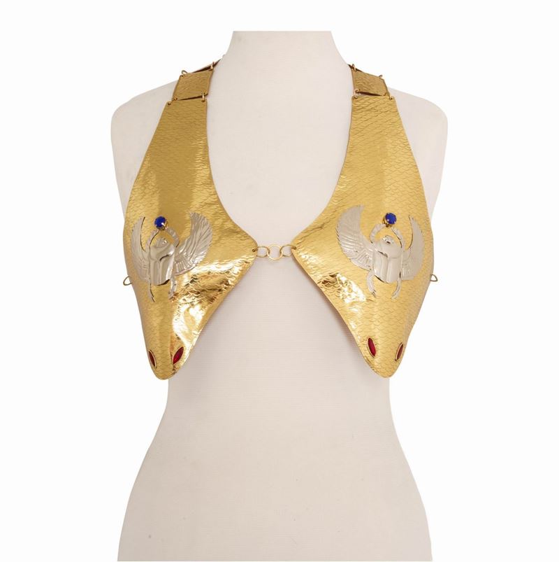 Nicodesign® - Corpetto/gilet Egitto Realizzato in Ottone e Alpacca.