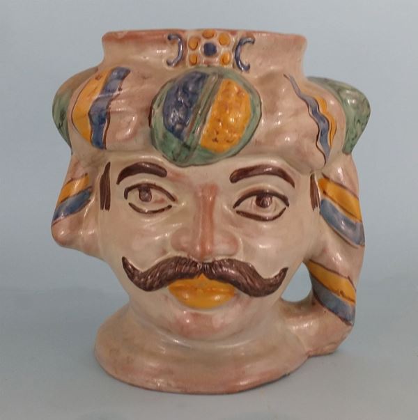 Mario Iudici - Vase in the shape of a male head