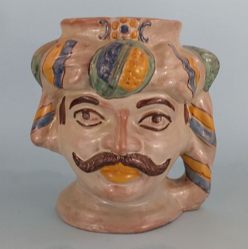 Mario Iudici - Vaso a Forma di Testa Maschile