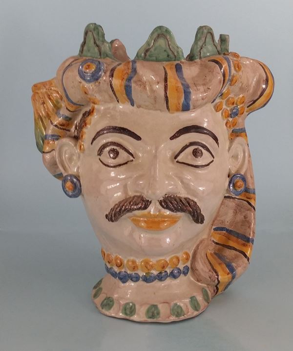 Mario Iudici - Vase in the shape of a male head