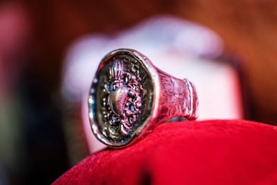 Anello Ex Voto Traforato in Argento