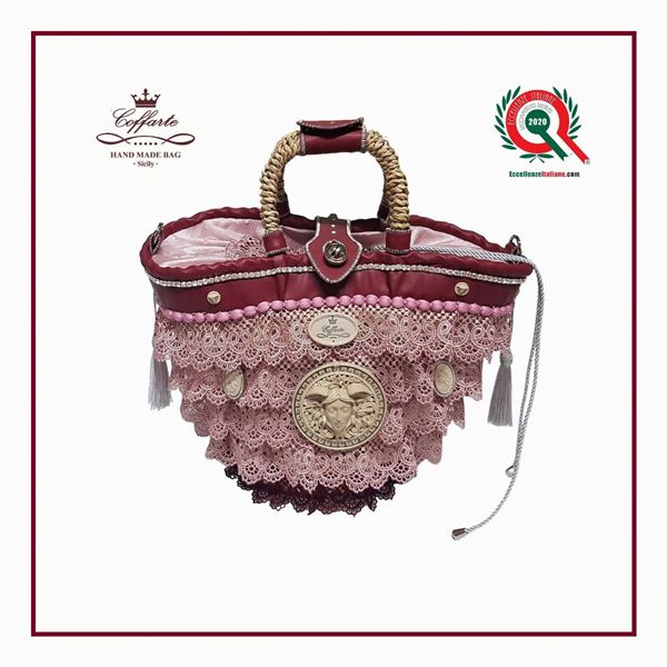 Coffarte Sicily - Pink Medusa Woman's Coffa