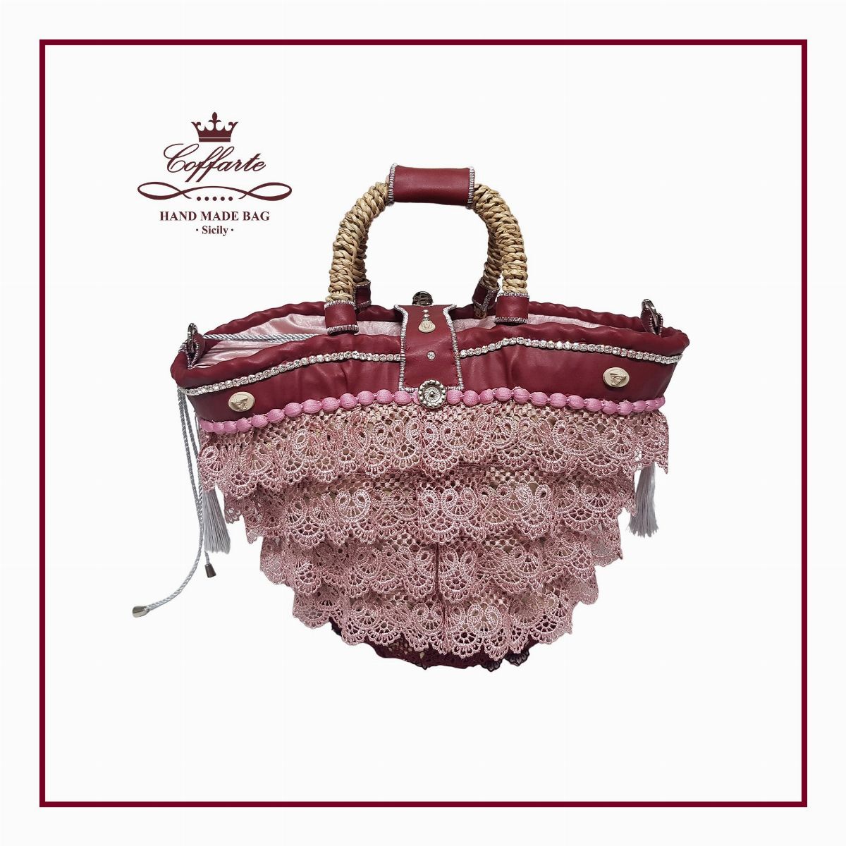 Coffarte Sicily - Coffa Donna Medusa Rosa