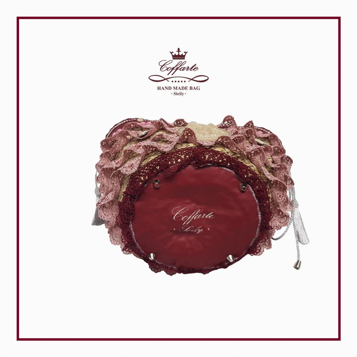 Coffarte Sicily - Coffa Donna Medusa Rosa