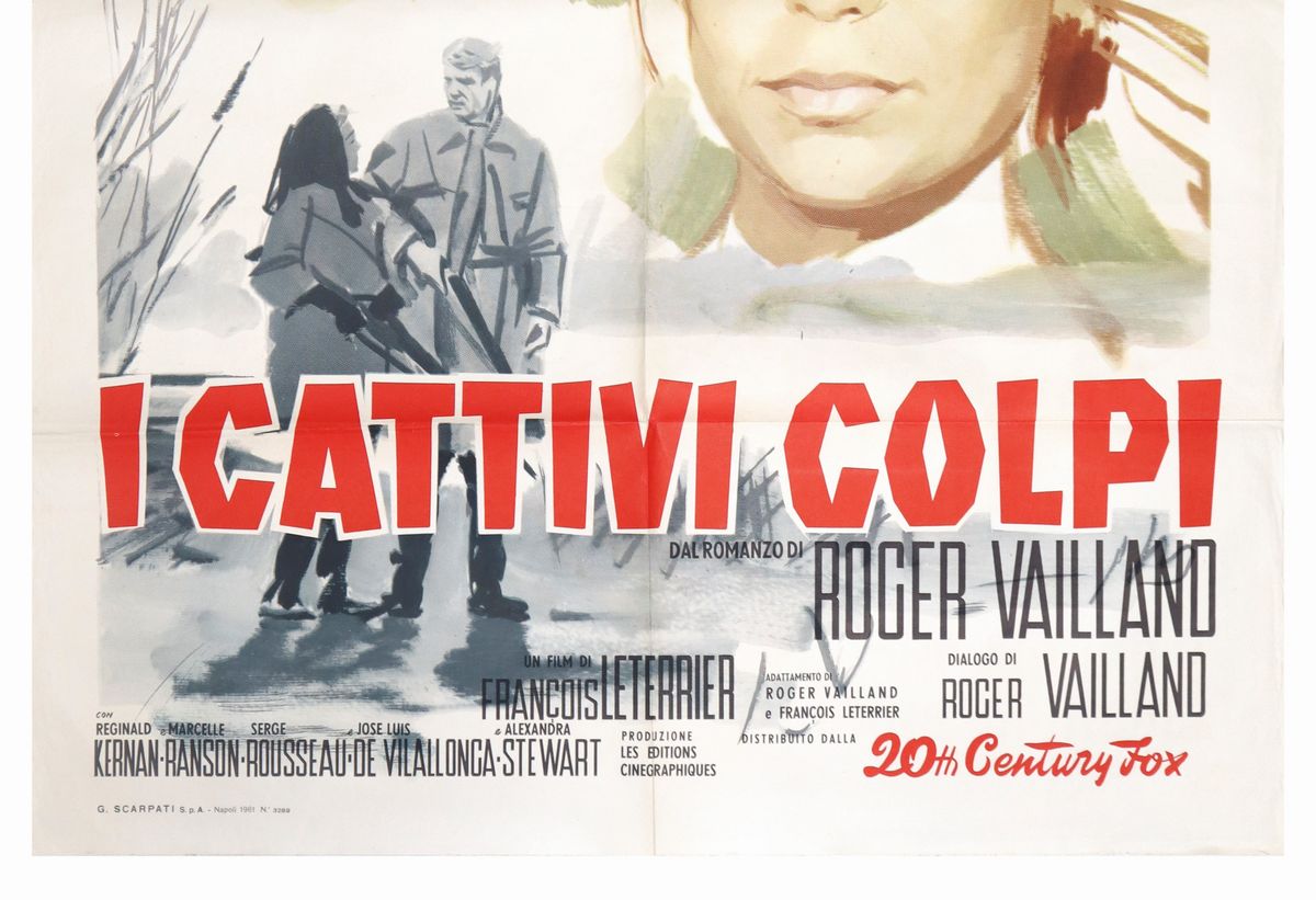 Manifesto Cinema Due Fogli ''i Cattivi Colpi''