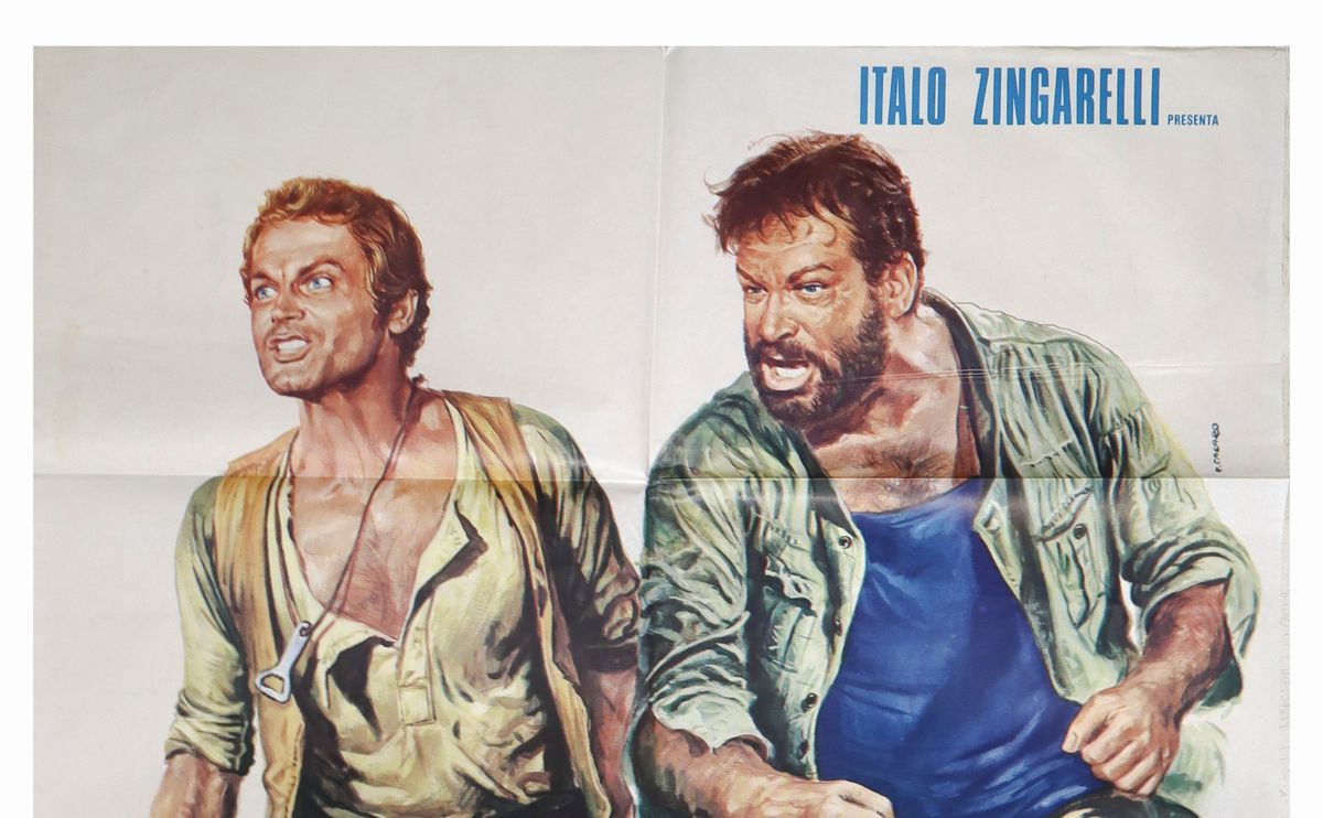 Manifesto Cinema Due Fogli ''più Forte Ragazzi''
