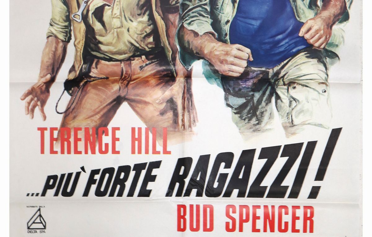 Manifesto Cinema Due Fogli ''più Forte Ragazzi''