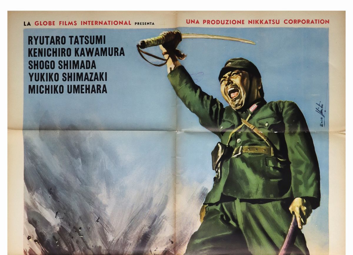 Manifesto Cinema Due Fogli ''avamposto Distrutto''