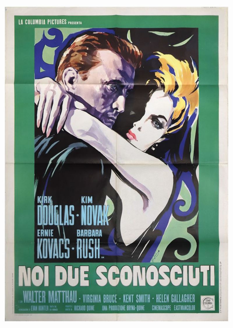 Manifesto Cinema Due Fogli ''noi Due Sconosciuti''