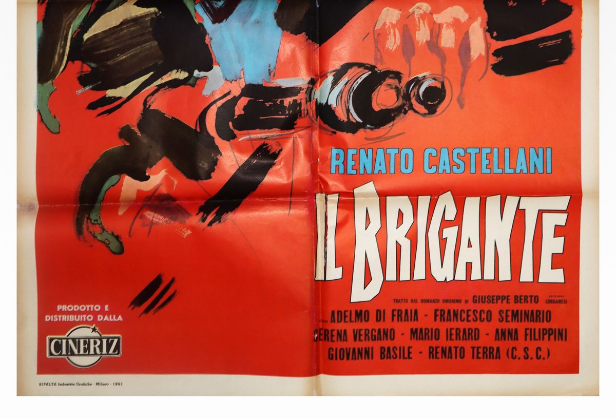 Manifesto Cinema Due Fogli ''il Brigante''