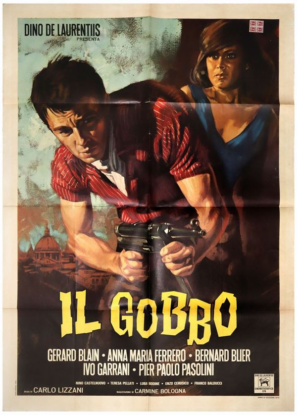 Manifesto cinema due fogli ''Il gobbo''