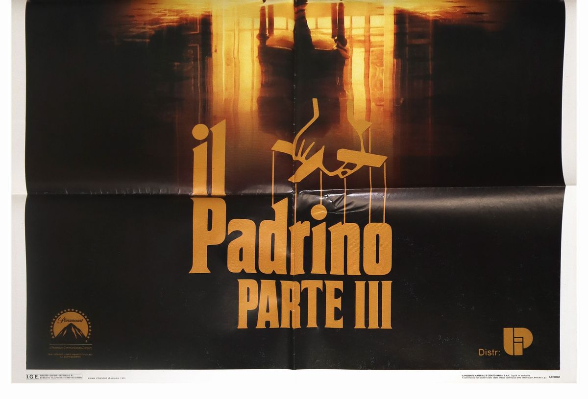 Manifesto Cinema Due Fogli ''il Padrino Parte III''