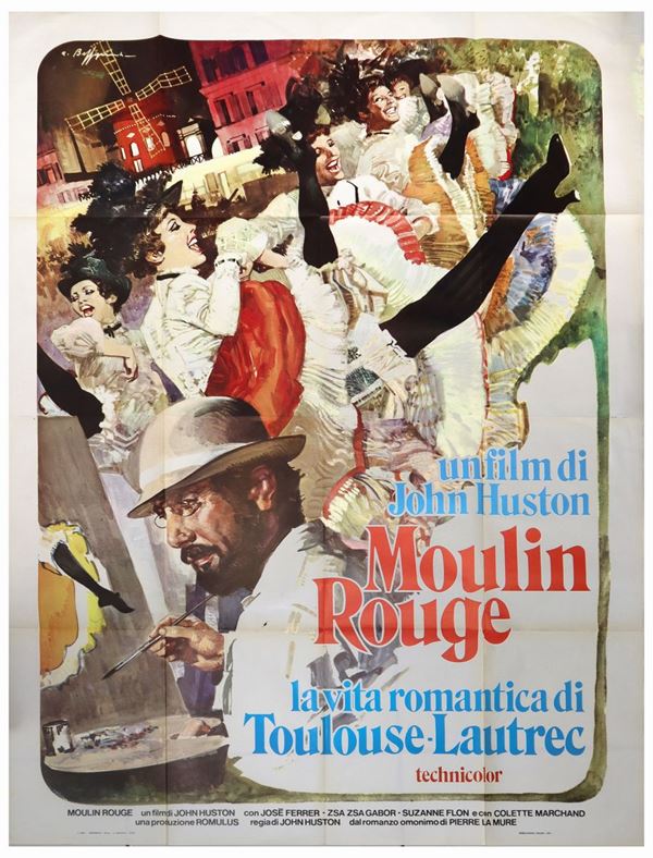 Manifesto cinema quattro fogli ''Moulin Rouge''