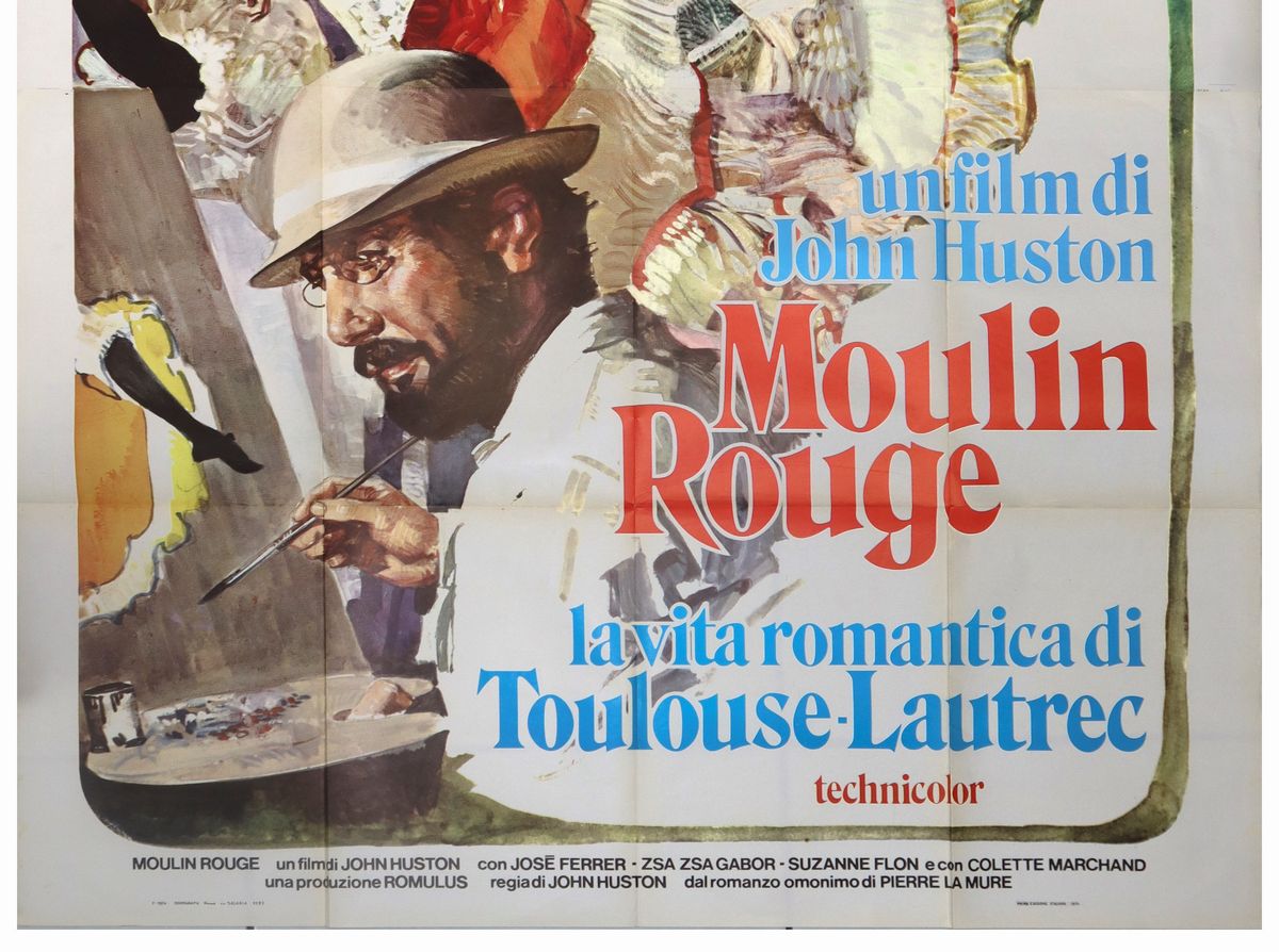 Manifesto Cinema Quattro Fogli ''moulin Rouge''