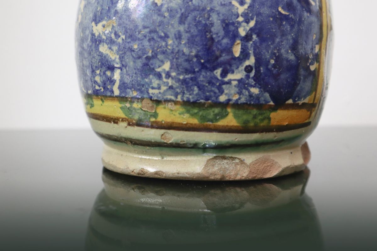 Cannata in ceramica policroma di Caltagirone