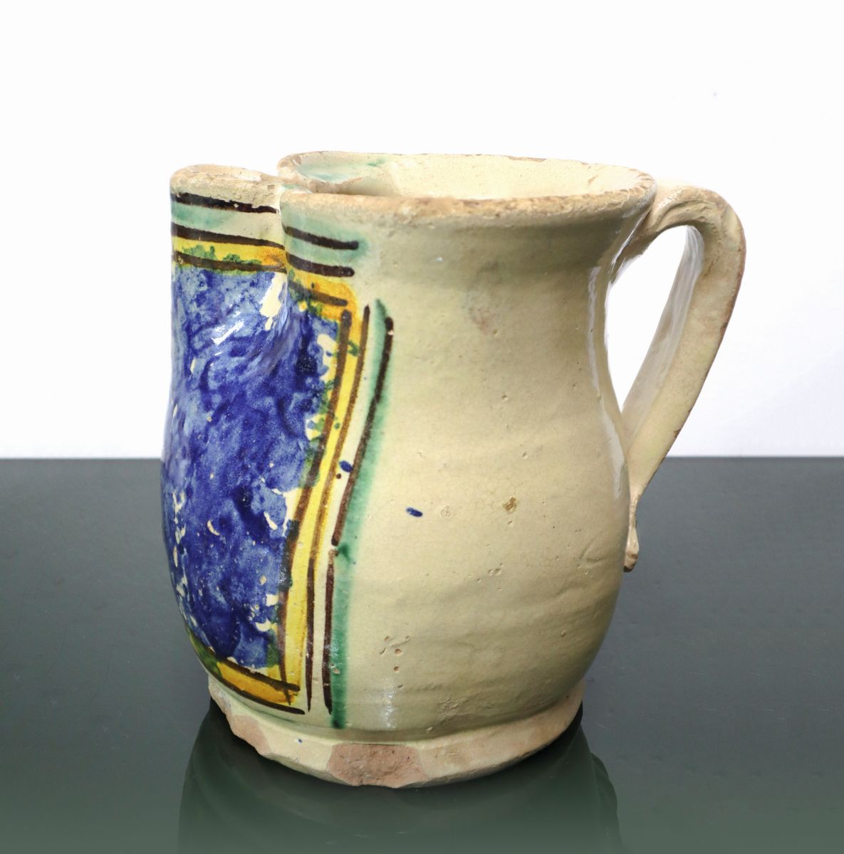 Cannata in ceramica policroma di Caltagirone