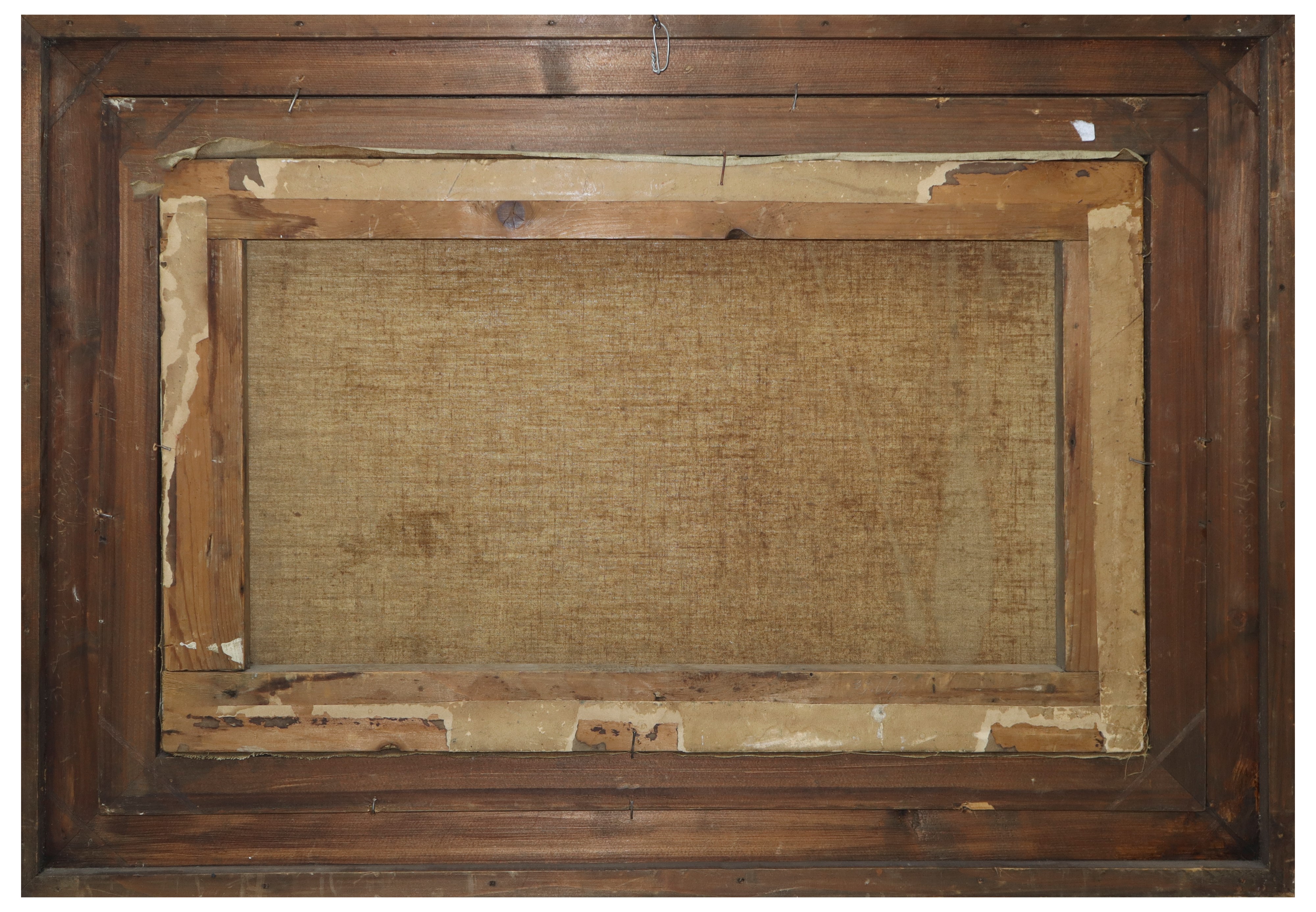 Viale con carrozze e personaggi