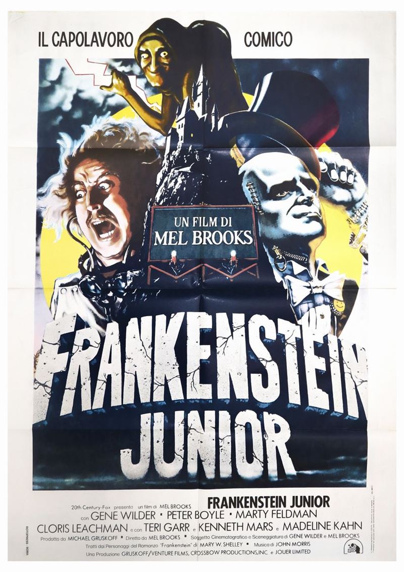 Manifesto Cinema Due Fogli ''frankenstein Junior''
