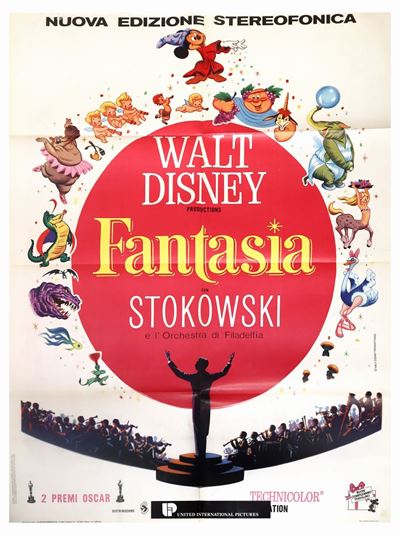 Manifesto Cinema Due Fogli ''fantasia''