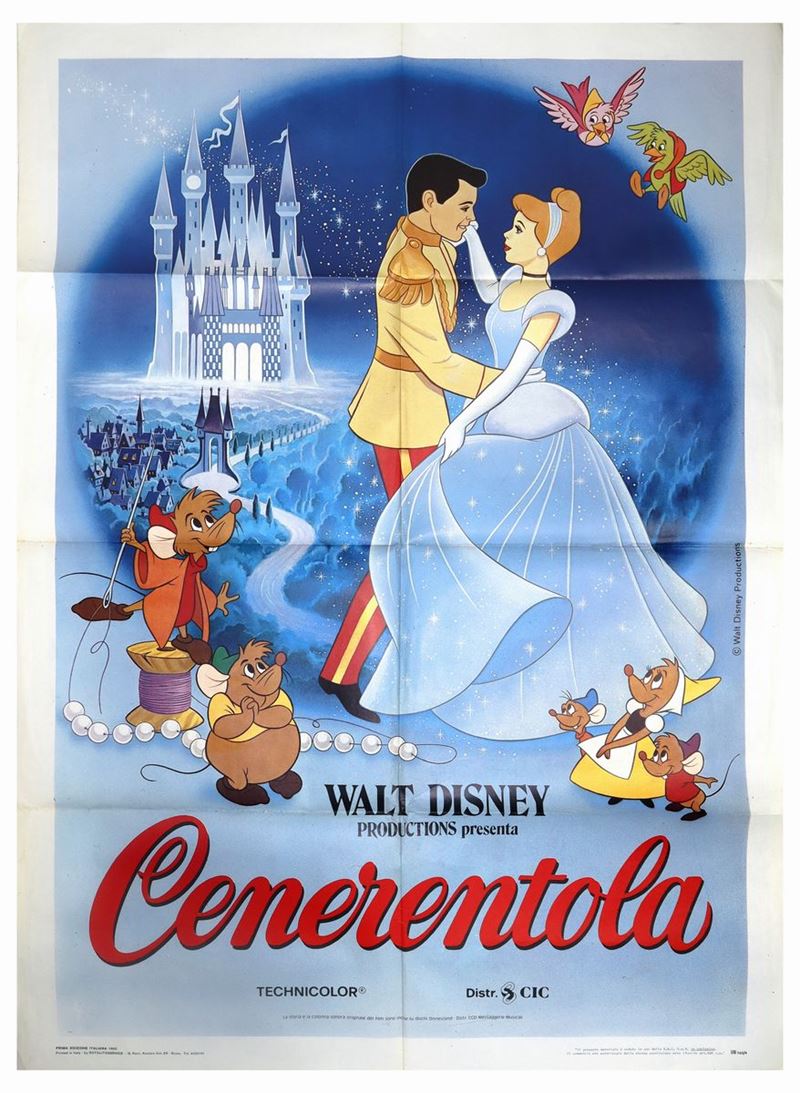 Manifesto Cinema Due Fogli ''cenerentola''