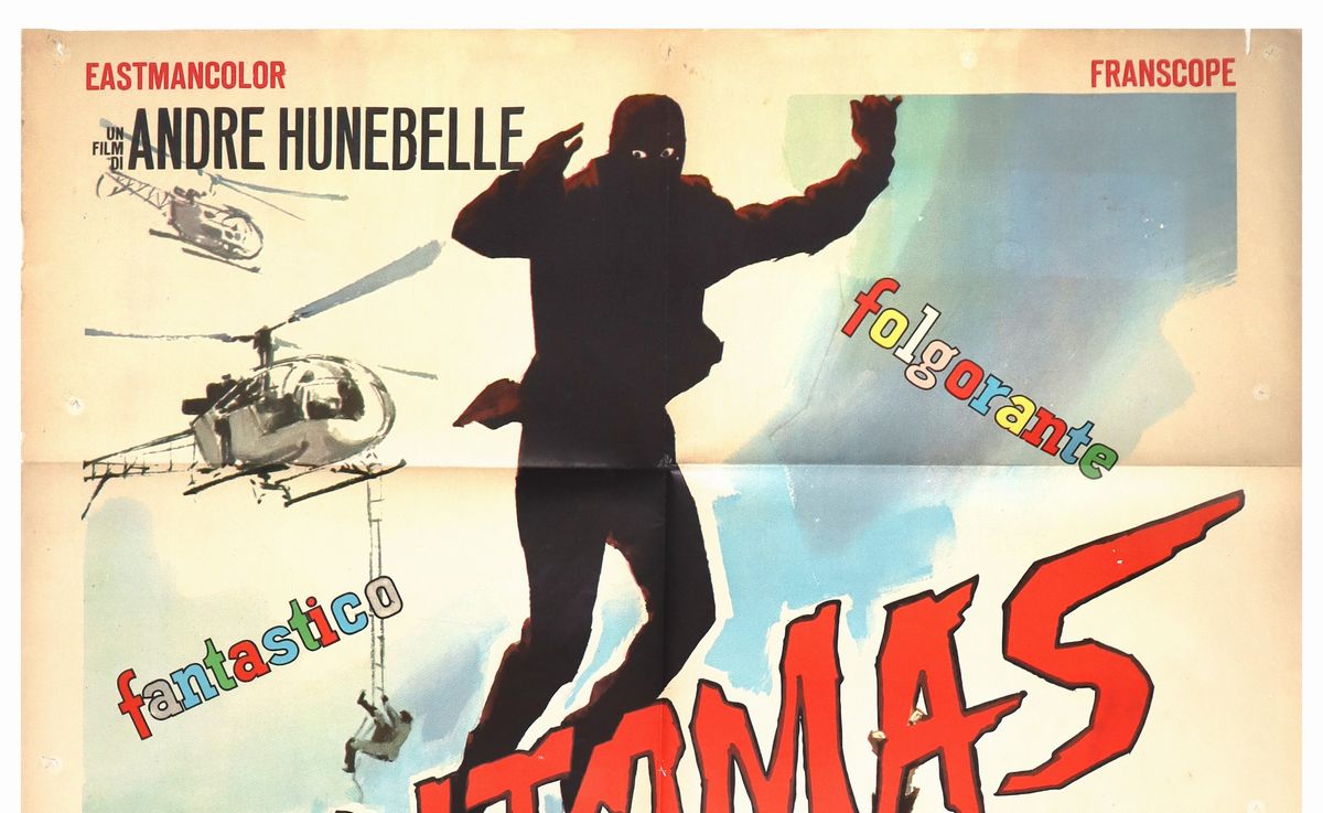 Manifesto Cinema Due Fogli ''fantomas 70''