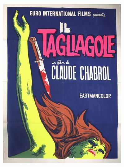 Manifesto Cinema Due Fogli ''il Tagliagole''
