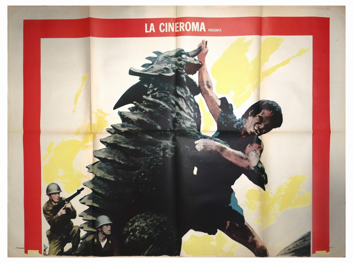 Manifesto Cinema Quattro Fogli ''frankstein alla Conquista della Terra''